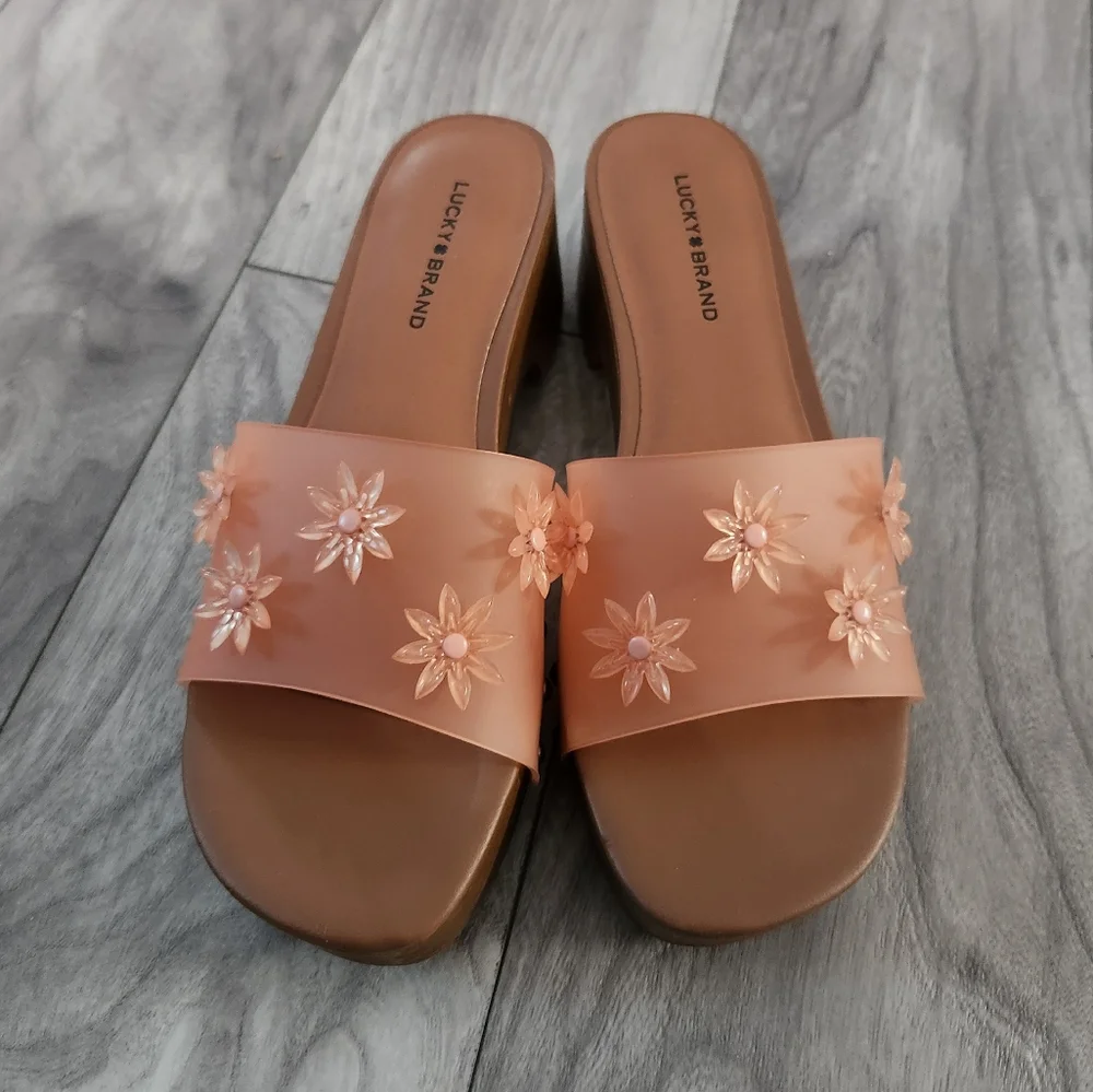 Lucky Brand Fallyn Platform Sandals size 8M
